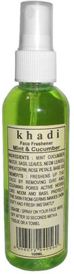 

Khadi Herbal Mint & Cucumber Face Freshener(100 ml)