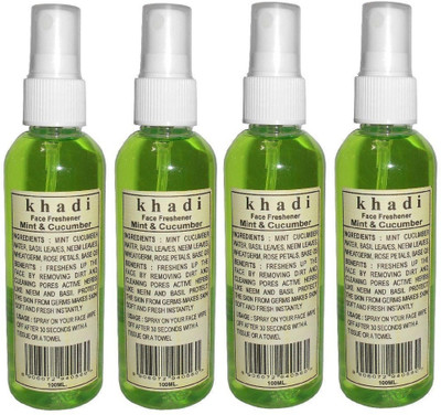 

Khadi Herbal Mint & Cucumber Face Freshener(400 ml)