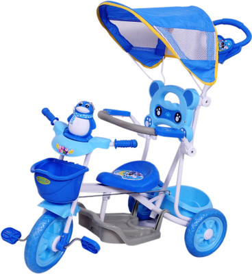 

BabyGo Pingu Penguin Canopy Tricycle(Blue)
