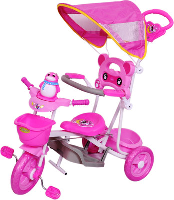 

BabyGo Pingu Penguin Canopy Tricycle(Pink)