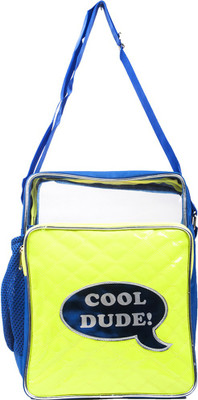 

Lill Pumpkins Green Blue Cool Dude Tuition Bag(Blue)