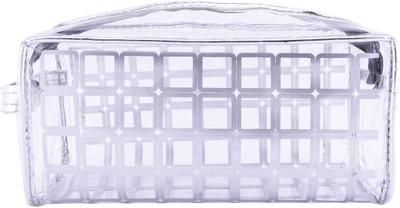 PSH Spacious Travel Shaving Bag Silver