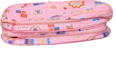

Kuber Industries Travel Organiser,Toiletry Bag,Multi Purpose Kit In Imported Material (Waterproof) Travel Toiletry Kit(Pink)