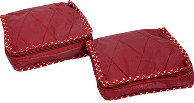 

Kuber Industries Jewellery Kit / Make Up Kit/ Wedding Collection Gift 2 Pcs Set Makeup Vanity Box(Maroon)