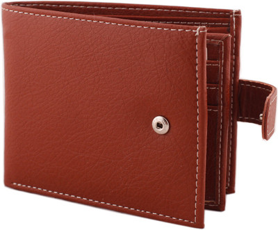 Mtuggar Men Tan Artificial Leather Wallet(6 Card Slots)
