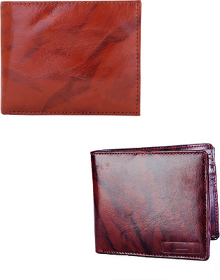 

Lady Bar Men Brown, Tan Genuine Leather Wallet(4 Card Slots)