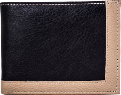 

Mtuggar Men Multicolor Artificial Leather Wallet(5 Card Slots), Beige;black