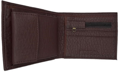 

e mall Men Casual, Formal Brown Artificial Leather Wallet(11 Card Slots)