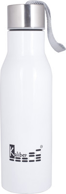 

Kaliber SS-555 600 ml Water Bottle(Set of 1, White, Silver)