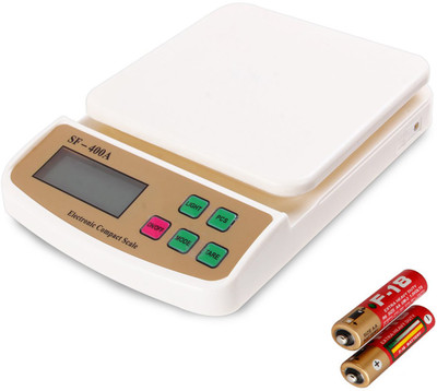 

Billionbag BB-EWS-04 SF-400A 7Kg Digital Electronic Kitchen Weighing Scale(Off-White)