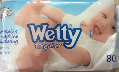 

Wetty baby wipes(80 Pieces)