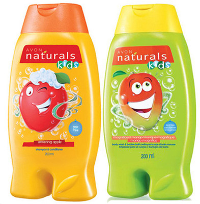 

Avon Anew Naturals Kids Care Combo(Shampoo & Conditioner + 2-in-1 Bodywash & Bubble Bath)(Yellow)