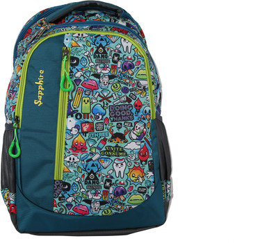 

Sapphire STRIGHT T.BLUE 35 L Backpack(Multicolor), Tea blue