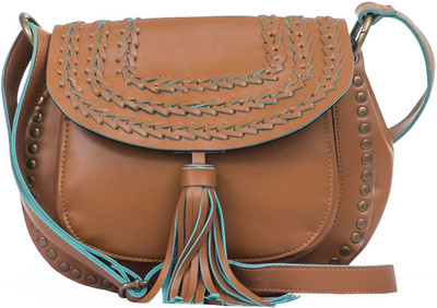

Band Box BgMustardsaddle Waterproof Sling Bag(Multicolor, 8 inch)