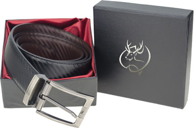 

Zeva Men Casual, Formal, Party Black, Brown Genuine Leather Reversible Belt