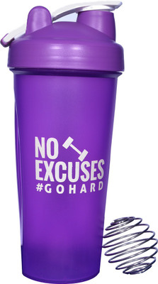 

DOXEY Body Gym 600 ml Shaker(Pack of 1, Purple)