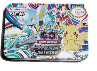 

RBS Pokemon Go Steam Siege Series Metal Box Card Pack(Multicolor)