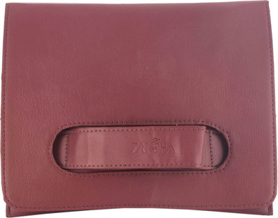 

ZAISHA Casual Maroon Clutch