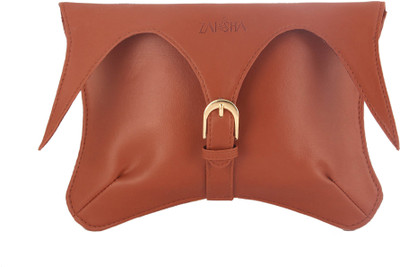 

ZAISHA Casual Brown Clutch