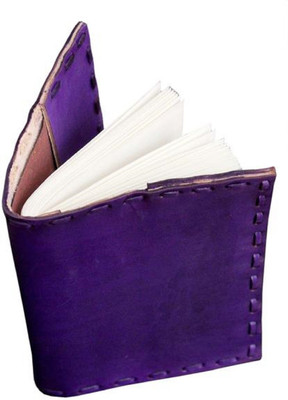 

ININDIA A5 Diary(Handmade 100% Pure Leather Diary for Office Home Daily Use Without C Lock, Blue)