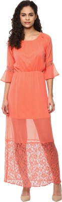 STREET9 Women Maxi Orange Dress