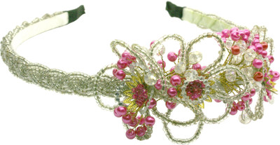 

AmberRoze Plastic Head Band(White)