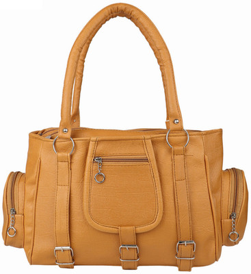 

Rainbow arts Hand-held Bag(Tan)