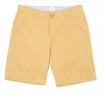 

Pepe Jeans Short For Boys Casual Solid Cotton(Beige, Pack of 1