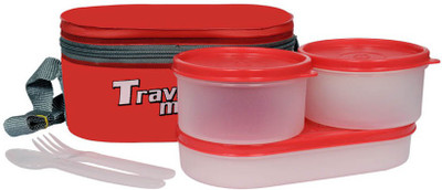 

Dealsnbuy Milton Travel mate 3 Containers Red 5 Containers Lunch Box(280 ml)