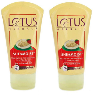 

Lotus Herbals Sheamoist Shea Butter and Real Strawberry (Pack of 2)(60 g)