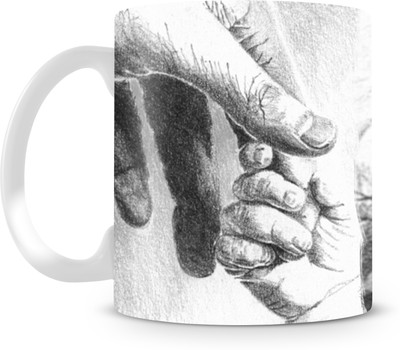 Capturing Happiness MGS007 Ceramic Mug(400 ml), Multicolor