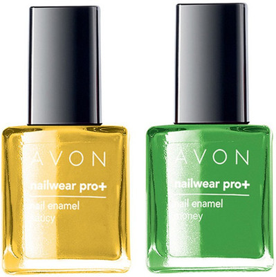 

Avon Anew Nailwear Pro + Electric Shades saucy - money(Pack of 2)