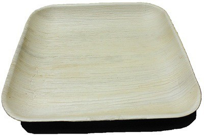 

Ezee Eco Friendly Areca Leaf Square Plate 10" 10 pcs (Pack of 5) Dinner Plates(Pack of 5)