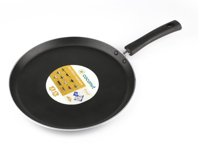

Coconut Pearl Tawa 27 cm diameter(Aluminium, Non-stick), Multicolor