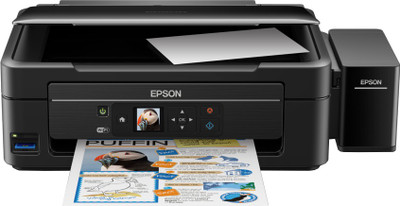 

Epson L485 Multi-function Wireless Printer(Black, Refillable Ink Tank)