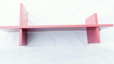 

The New Look Wooden Wall Shelf(Number of Shelves - 1, Pink)