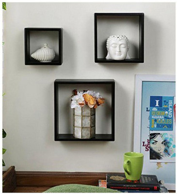 

A.S Wood MDF Wall Shelf(Number of Shelves - 3)