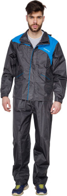 

Versalis Solid Men Raincoat, Grey