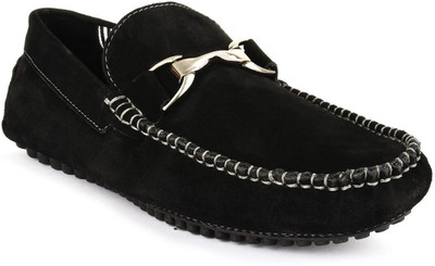

Buckle Up MENS LEATHER SHOES BU4001_BLACK-Size- Slip On For Men(Black