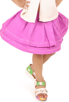 

Addyvero Polka Print Baby Girl's Gathered Pink Skirt, Cameo pink