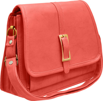 

Tap Fashion Women Formal Orange PU Shoulder Bag