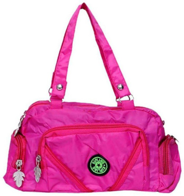 

BEST DEAL Girls Casual Pink Nylon Sling Bag