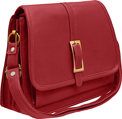 

Tap Fashion Women Formal Maroon PU Shoulder Bag
