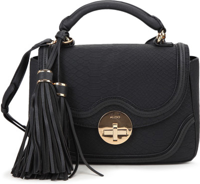 

ALDO Women Casual Black PU Sling Bag