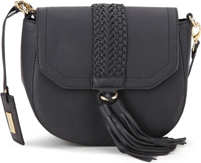 

Allen Solly Women Casual Black PU Sling Bag