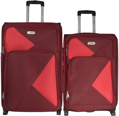 

Take Off Stylish Expandable Check-in Luggage -  inch(Red
