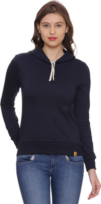 CAMPUS SUTRA Full Sleeve Solid Women Sweatshirt