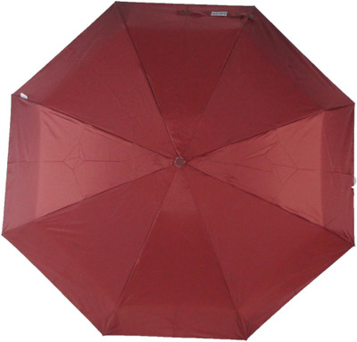 

Happy 5 Fold With Silver Coated Interior, Pocket Size Umbrella(Brown)