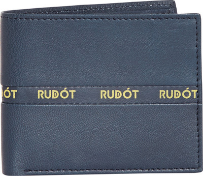 

Rudot Men Blue Genuine Leather Wallet(7 Card Slots)