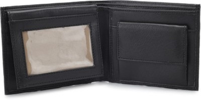 

Shopping Store Men Black Genuine Leather Wallet(5 Card Slots)